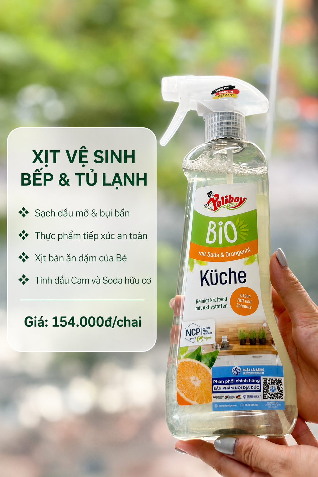 xịt vệ sinh bếp và tủ lạnh
